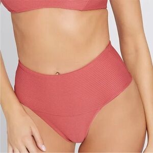 L*Space Eco Chic Desi bikini bottoms in Brick XL